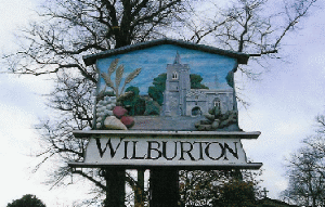 Wilburton Village Sign